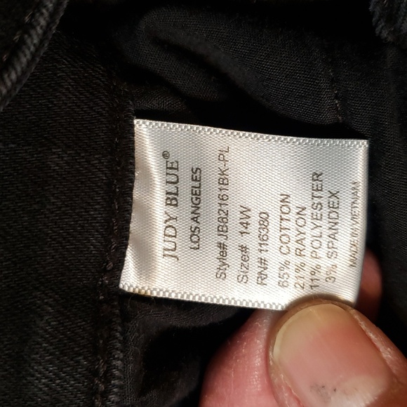 Judy blue boyfriend jeans 14w - Picture 6 of 13